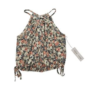 Bishop + Young Nadine Floral Tie Side Cami Top Women’s S
